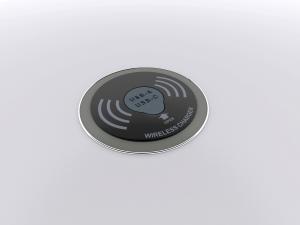 Wireless and Wired Charging Pad -- View 1